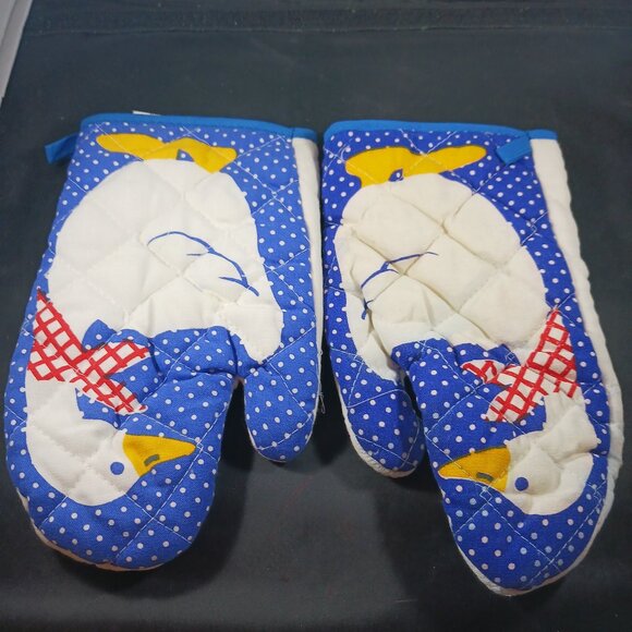 Vintage Oven Mitt Pot Holder Set of Two (2) - Picture 1 of 6